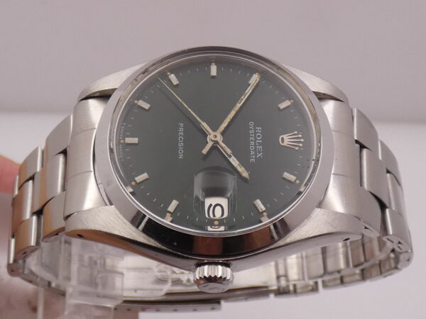 Rolex Oysterdate Precision 6694 Green Dial Anno1977 Manuale Bracciale Oyster Acciaio