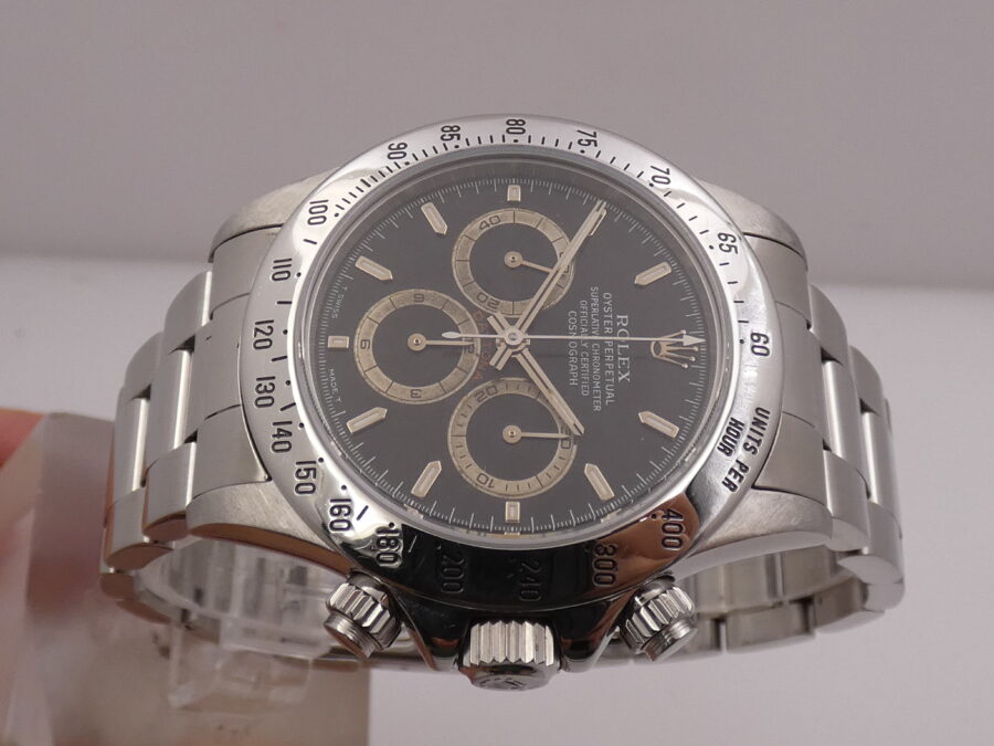 Rolex Daytona Zenith 16520 W Patrizzi Dial Year 1995 BOX&PAPERS Automatic Cosmograph STARDUST DIAL!!! - immagine 3
