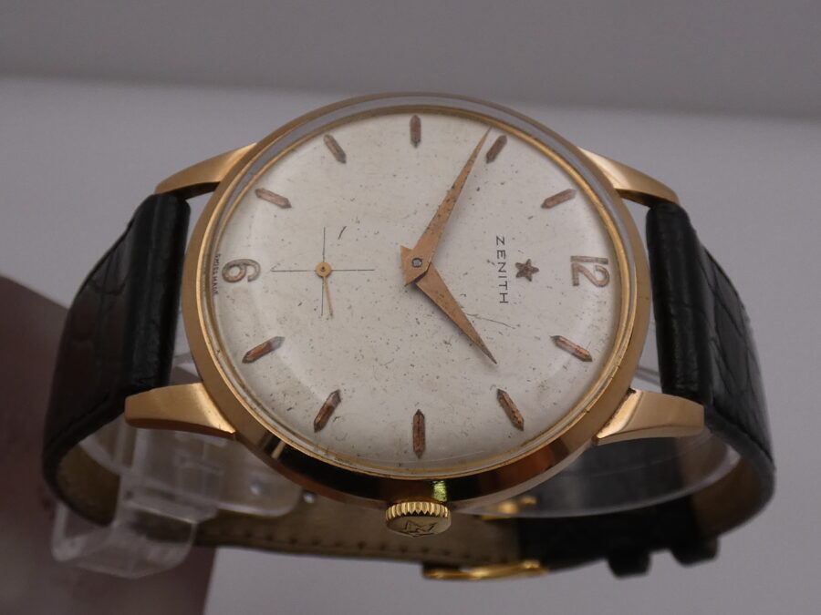Zenith Stellina Oversize 37mm Oro Rosa 18Kt ANNO 1960 Manuale Cal. 40 - immagine 4