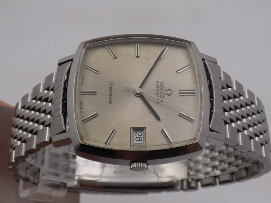 Omega Genève Automatic Date 162.0052 Anno 1973 Acciaio Calibro Omega 1020 Vintage - immagine 4