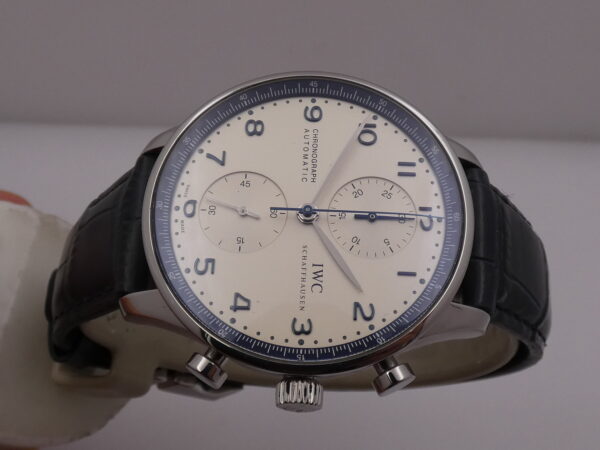 Cronografo IWC Portuguese Bucherer Blue Edition BOX&PAPERS Anno 2020 Automatico Acciaio IW371492 EDIZIONE LIMITATA 365pz