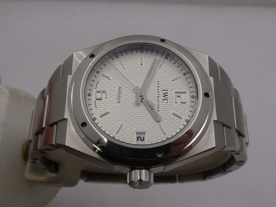 IWC Ingenieur Automatic Midsize 34mm 4515 Automatico Guillochè Dial Braccialato Acciaio ANNI 2000 - immagine 4