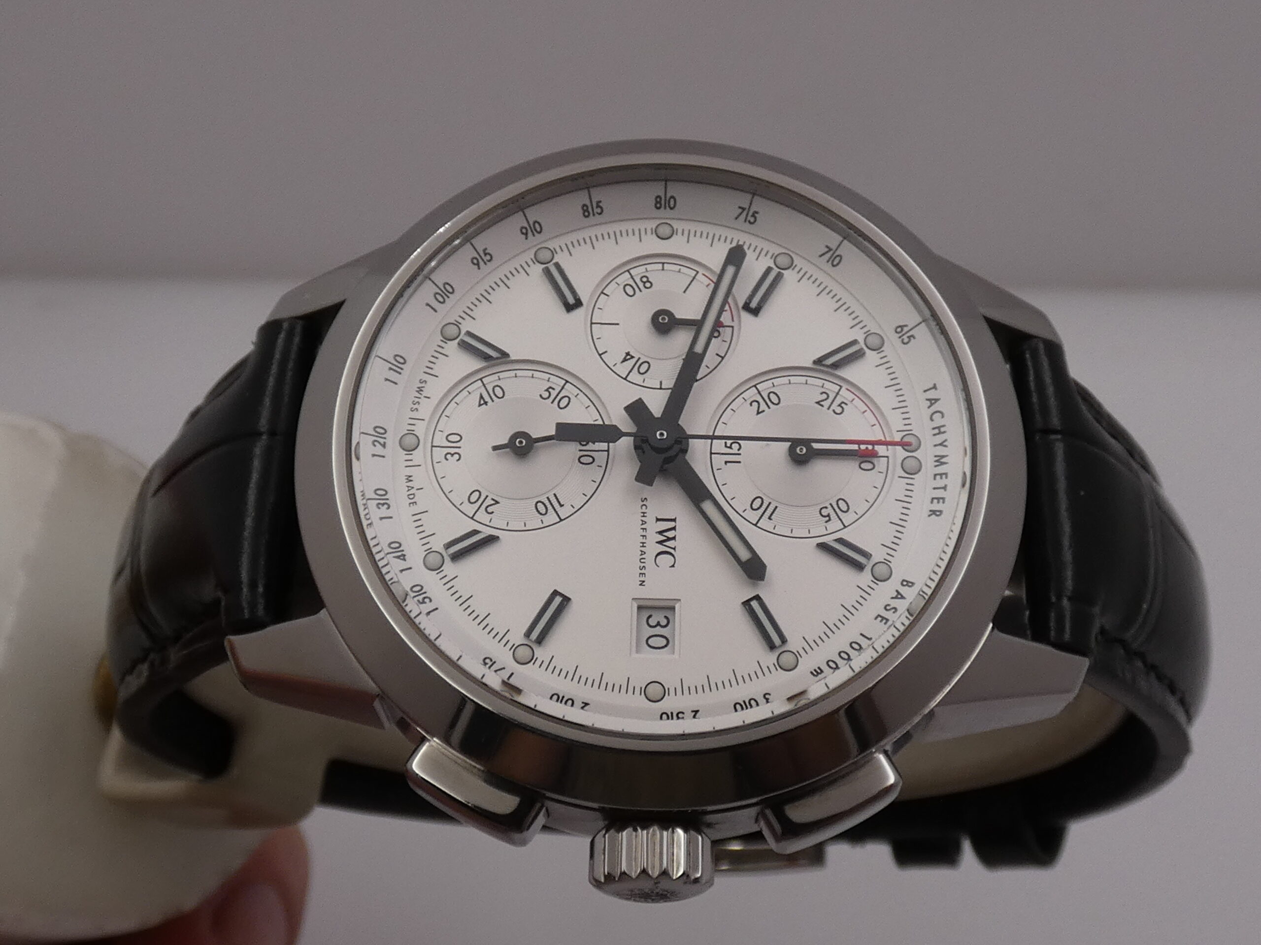 Cronografo IWC Ingenieur IW3807 EDIZIONE "W 125" BOX&PAPERS Anno 2018 Automatico Titanio Edizione Speciale 750 pz - immagine 4
