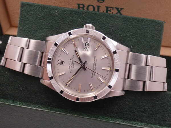 Rolex Oyster Perpetual Date 15010 Ghiera Thunderbird Automatico Anno 1983 TOP CONDITION Acciaio