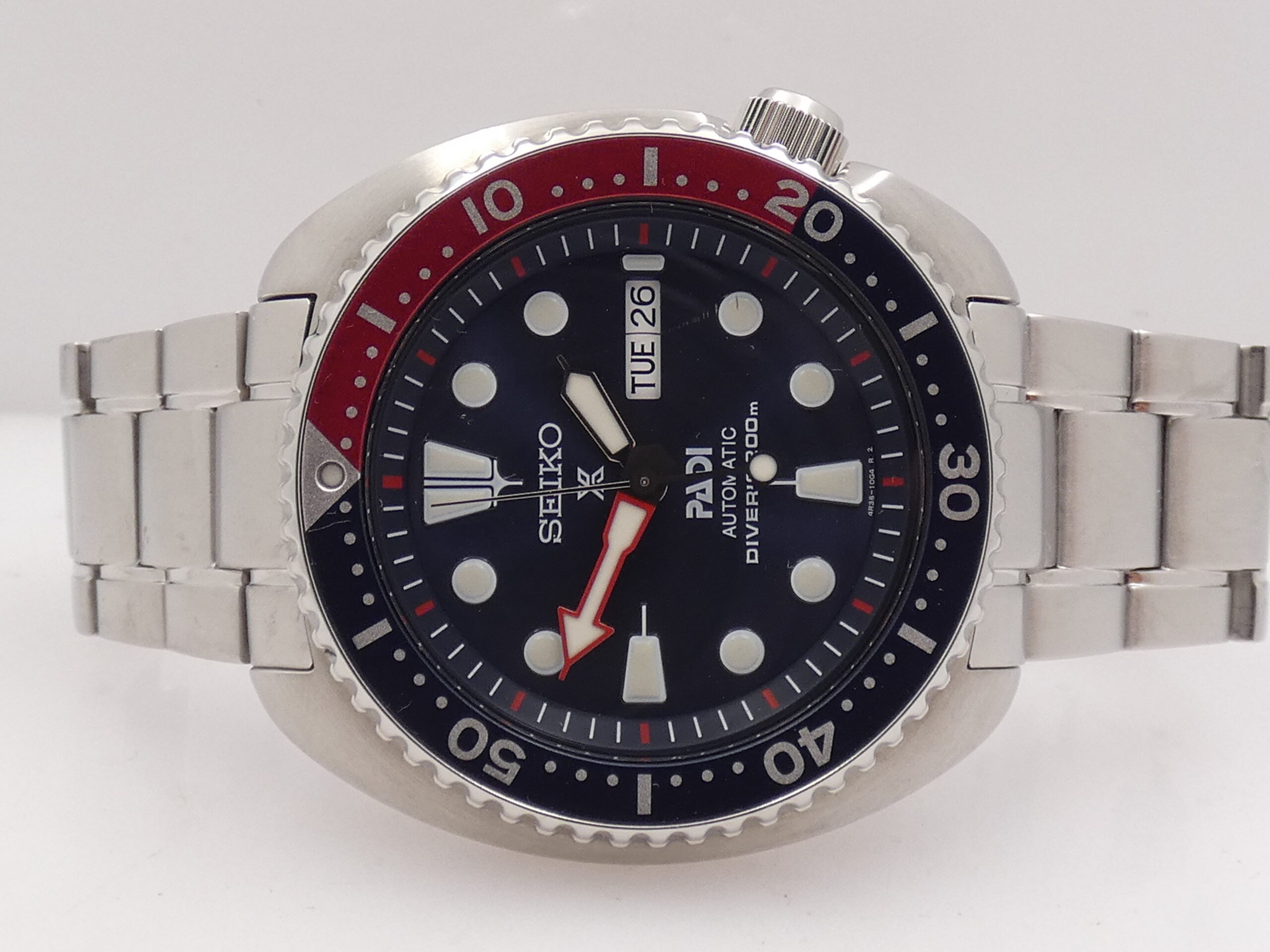 Seiko Prospex PADI Turtle Automatic Day-Date BOX&PAPERS Pepsi Bezel Anno 2024 Edizione Speciale - immagine 5