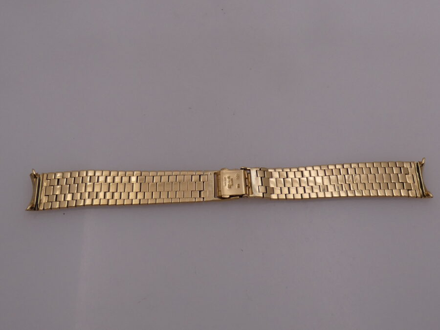 Patek Philippe Bracciale Corteccia Oro Massiccio 18Kt For Caltrava Vintage 16mm - immagine 4