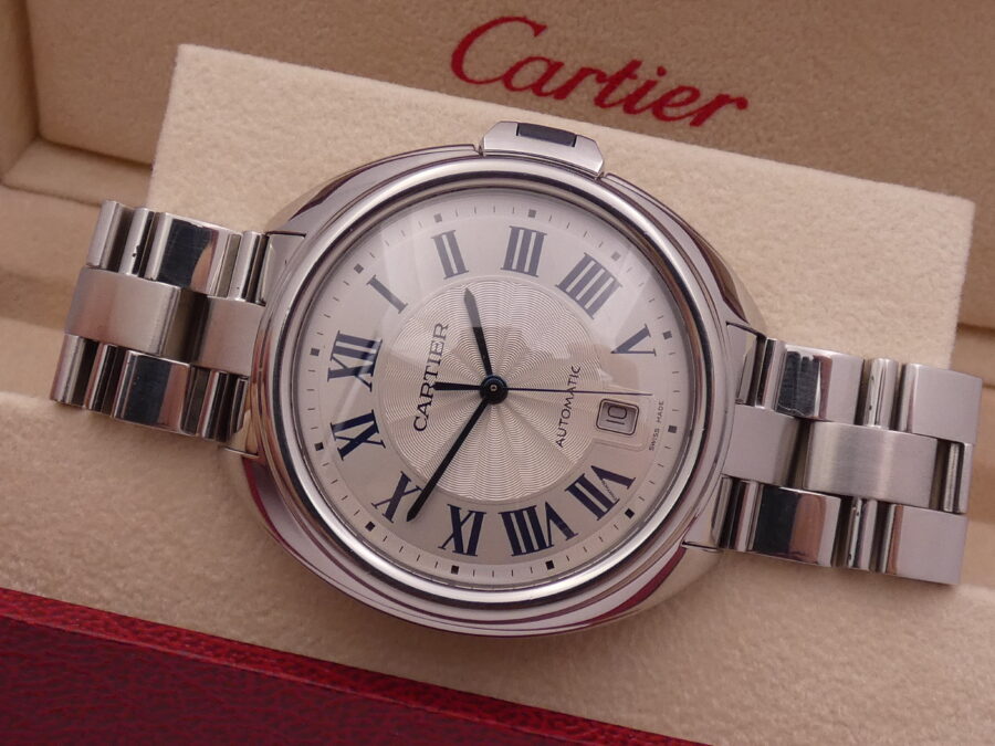 Cartier Clé de Cartier 40 mm WSCL0018 - 3850 Automatico Acciaio Braccialato - immagine 4