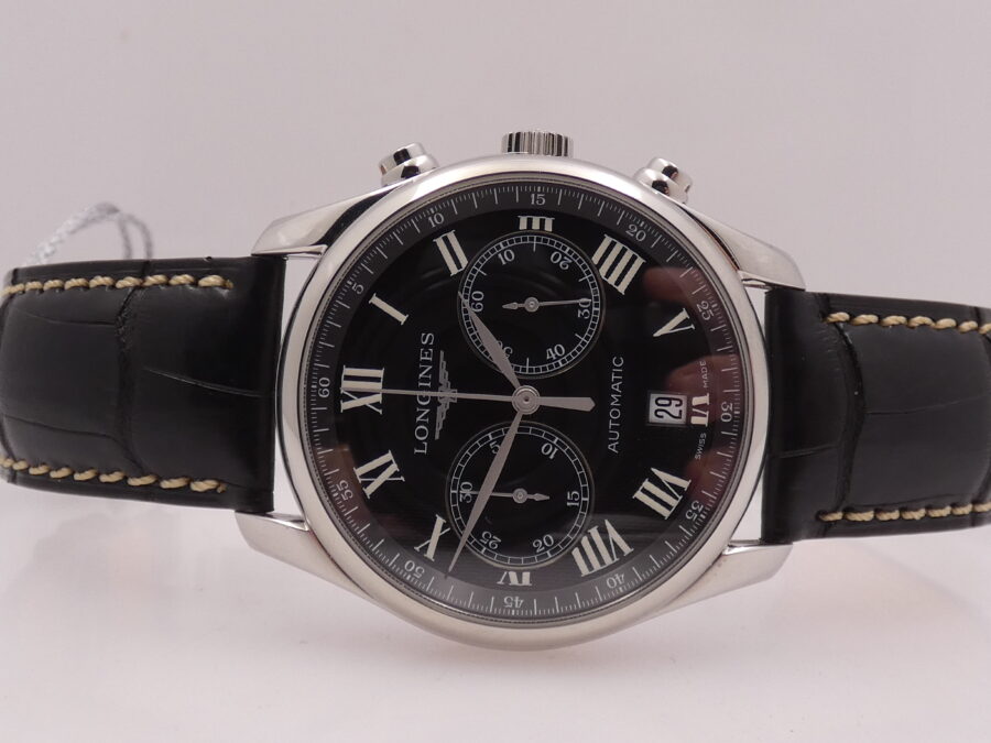 Cronografo Longines Master Collection NEW BOX PAPERS & TAG PRICE L2.629.4 Anno 2025 MAI INDOSSATO - immagine 4