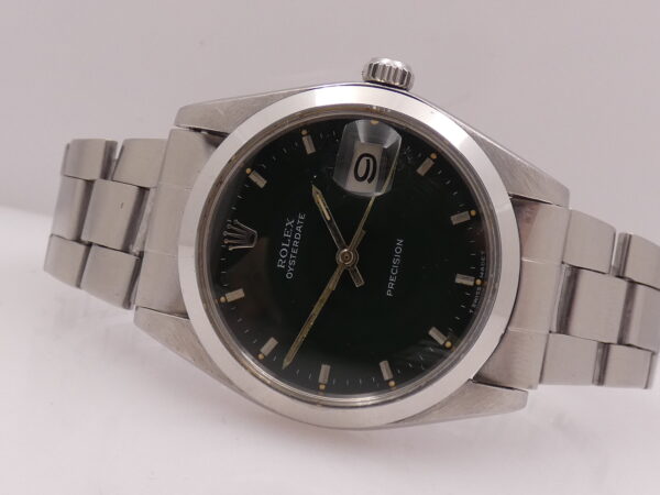 Rolex Oysterdate Precision 6694 Green Dial Anno1977 Manuale Bracciale Oyster Acciaio
