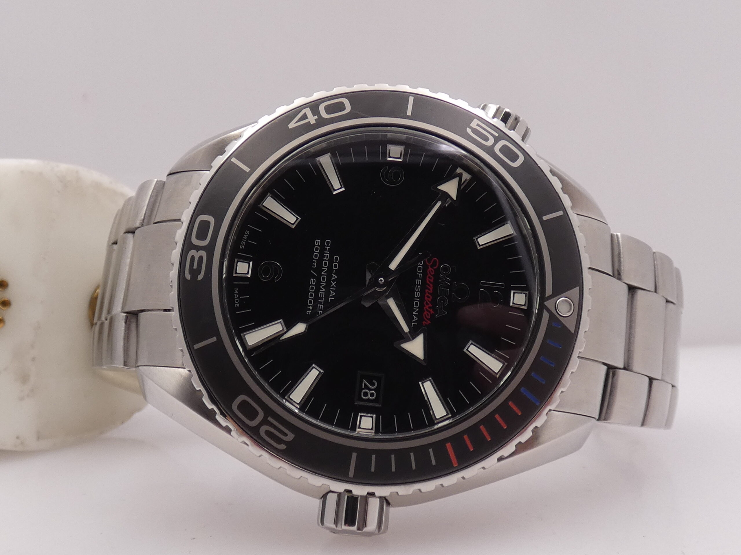 Omega Seamaster Planet Ocean "Sochi 2014" 600m With PAPERS Co-Axial Automatico Chronometer Acciaio 45,5mm EDIZIONE LIMITATA 2014 pcs - immagine 5