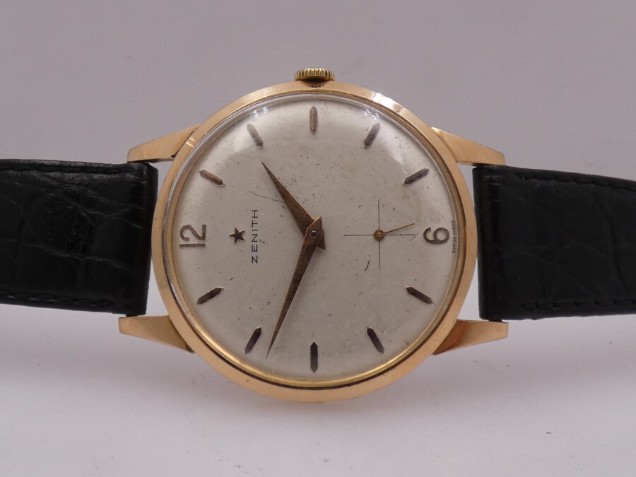 Zenith Stellina Oversize 37mm Oro Rosa 18Kt ANNO 1960 Manuale Cal. 40 - immagine 5
