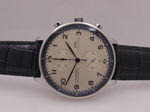 Cronografo IWC Portuguese Bucherer Blue Edition BOX&PAPERS Anno 2020 Automatico Acciaio IW371492 EDIZIONE LIMITATA 365pz