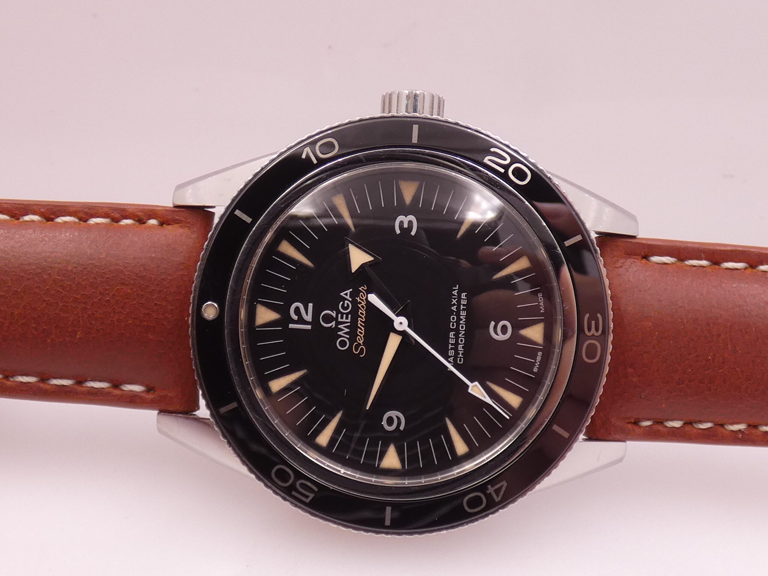 Omega Seamaster 300 Master Co-Axial Chronometer GHIERA CERAMICA Automatico Acciaio - immagine 5