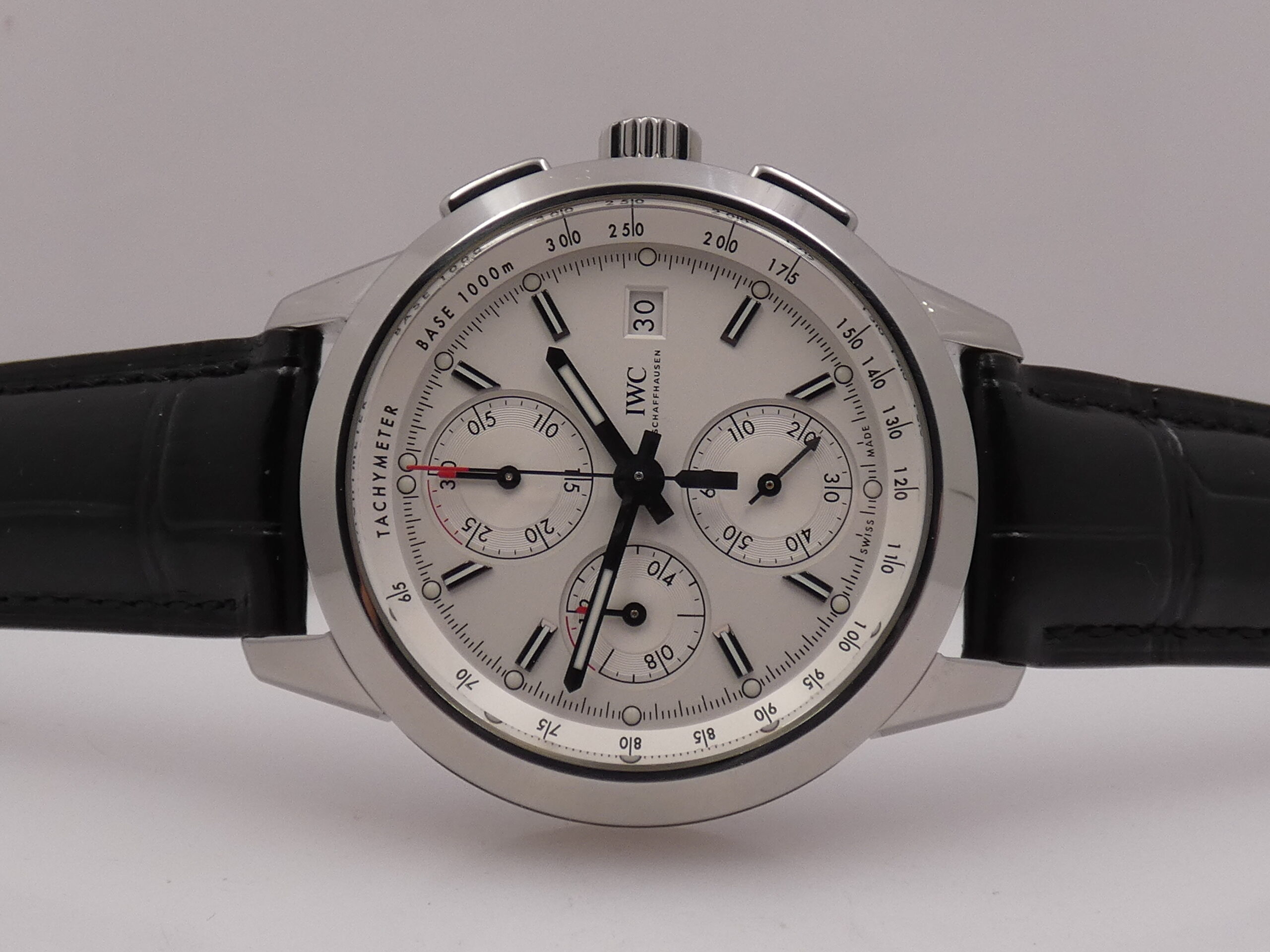 Cronografo IWC Ingenieur IW3807 EDIZIONE "W 125" BOX&PAPERS Anno 2018 Automatico Titanio Edizione Speciale 750 pz - immagine 5