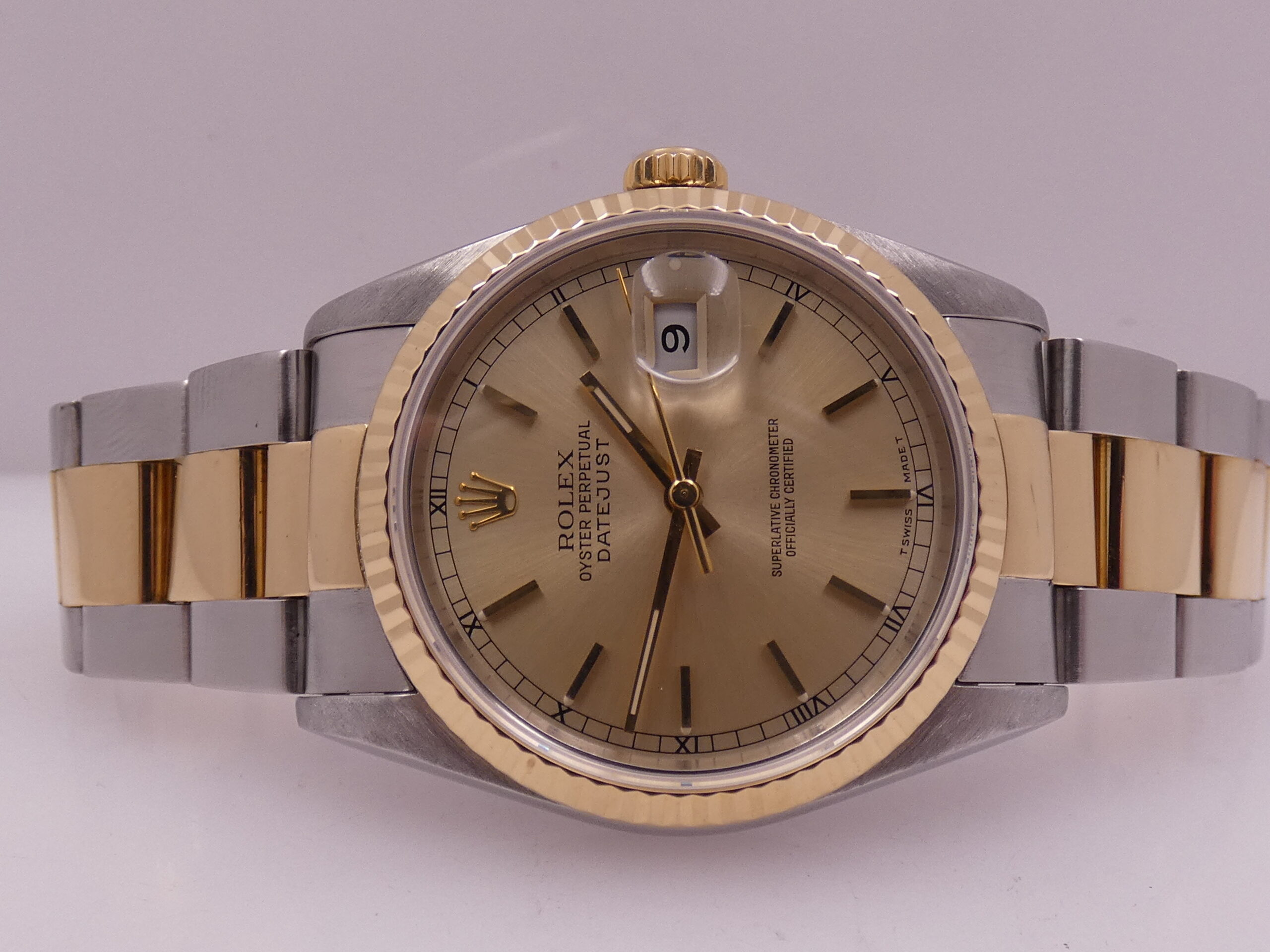 Rolex Datejust 36 16233 Acciaio & Oro 18Kt Anno 1994 Automatico Bracciale Oyster - immagine 5