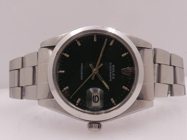 Rolex Oysterdate Precision 6694 Green Dial Anno1977 Manuale Bracciale Oyster Acciaio