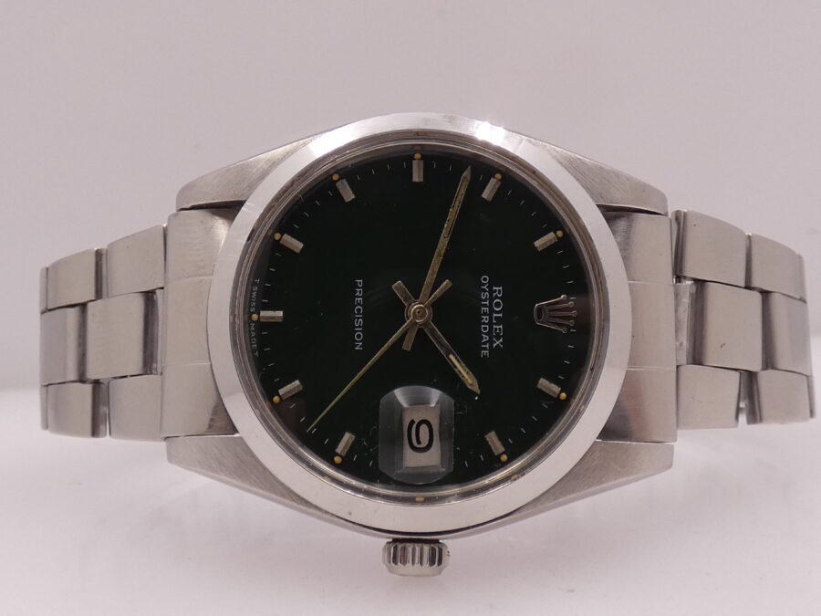 Rolex Oysterdate Precision 6694 Green Dial Anno1977 Manuale Bracciale Oyster Acciaio - immagine 5