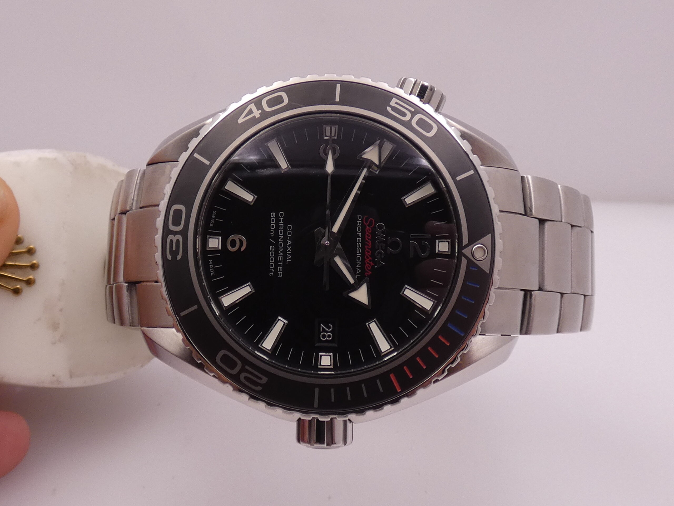 Omega Seamaster Planet Ocean "Sochi 2014" 600m With PAPERS Co-Axial Automatico Chronometer Acciaio 45,5mm EDIZIONE LIMITATA 2014 pcs - immagine 6