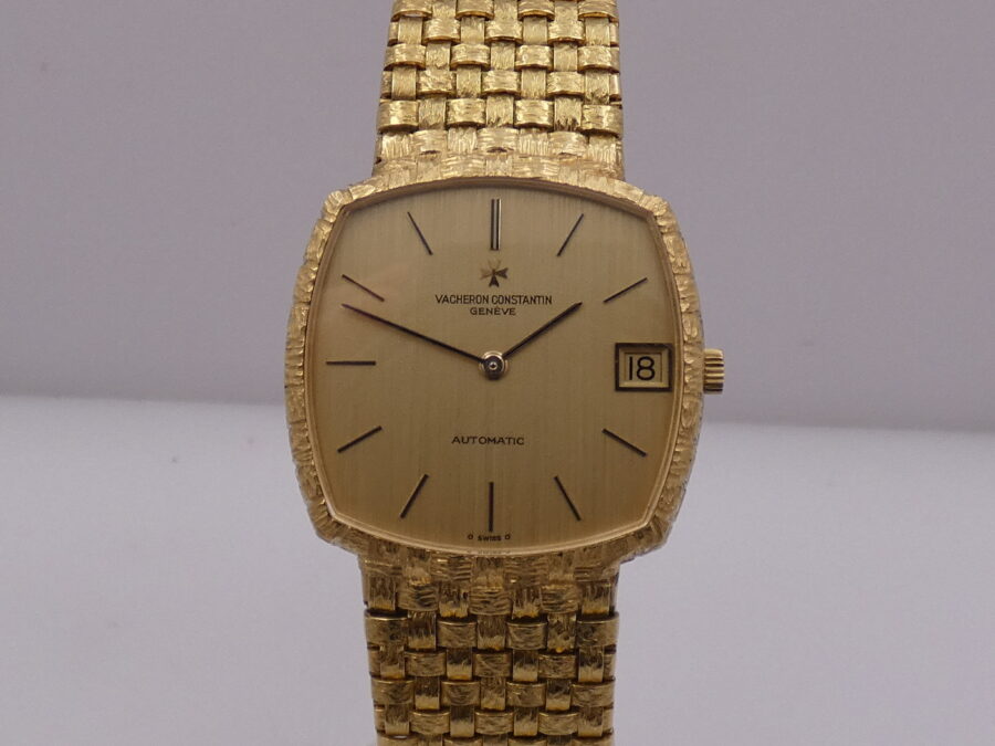 Vacheron Constantin NEW OLD STOCK 18Kt Square Basket 1970s Sigma Dial BOX & PAPERS Automatico Untouched - immagine 6