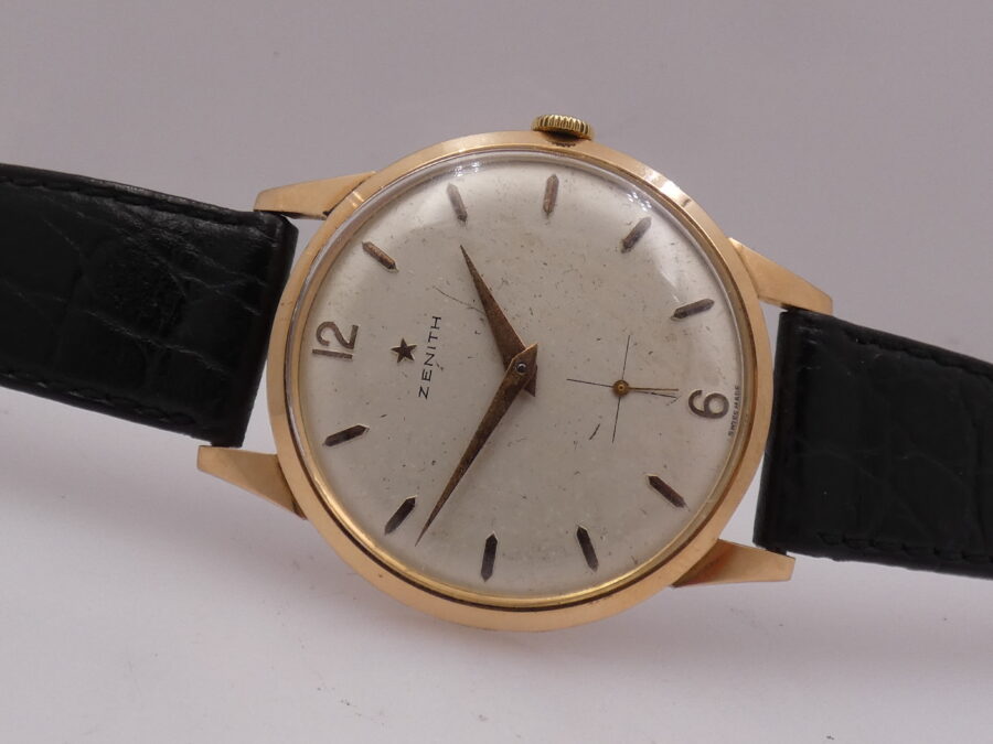 Zenith Stellina Oversize 37mm Oro Rosa 18Kt ANNO 1960 Manuale Cal. 40 - immagine 6