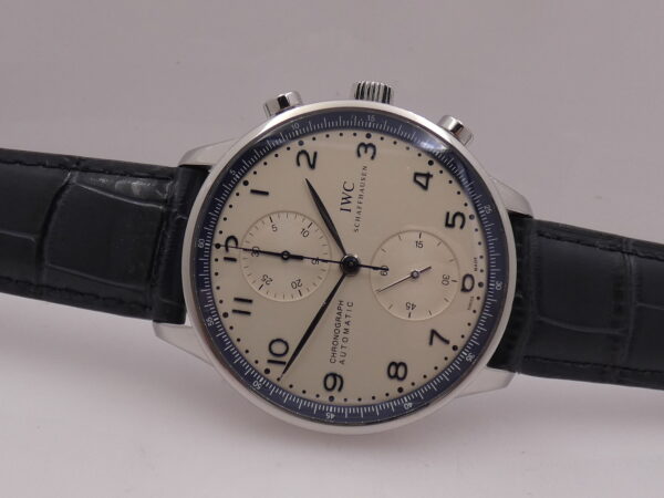 Cronografo IWC Portuguese Bucherer Blue Edition BOX&PAPERS Anno 2020 Automatico Acciaio IW371492 EDIZIONE LIMITATA 365pz