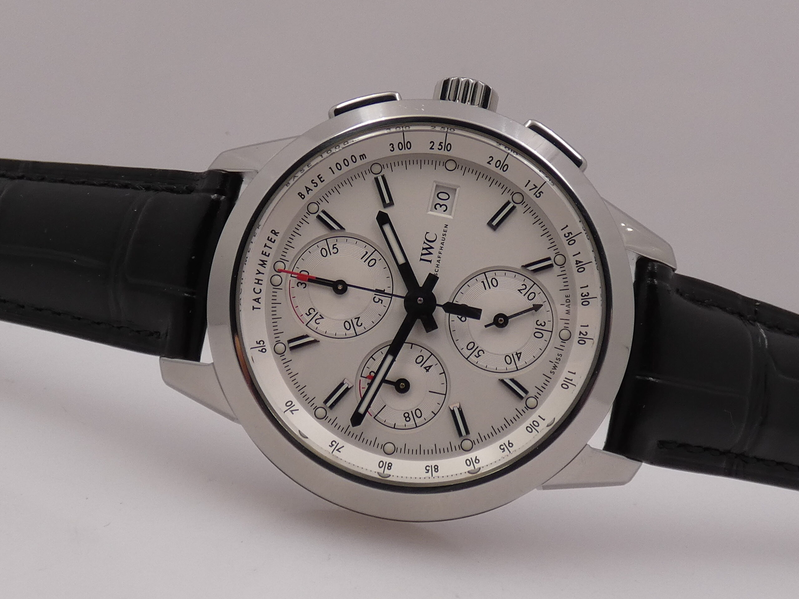 Cronografo IWC Ingenieur IW3807 EDIZIONE "W 125" BOX&PAPERS Anno 2018 Automatico Titanio Edizione Speciale 750 pz - immagine 6