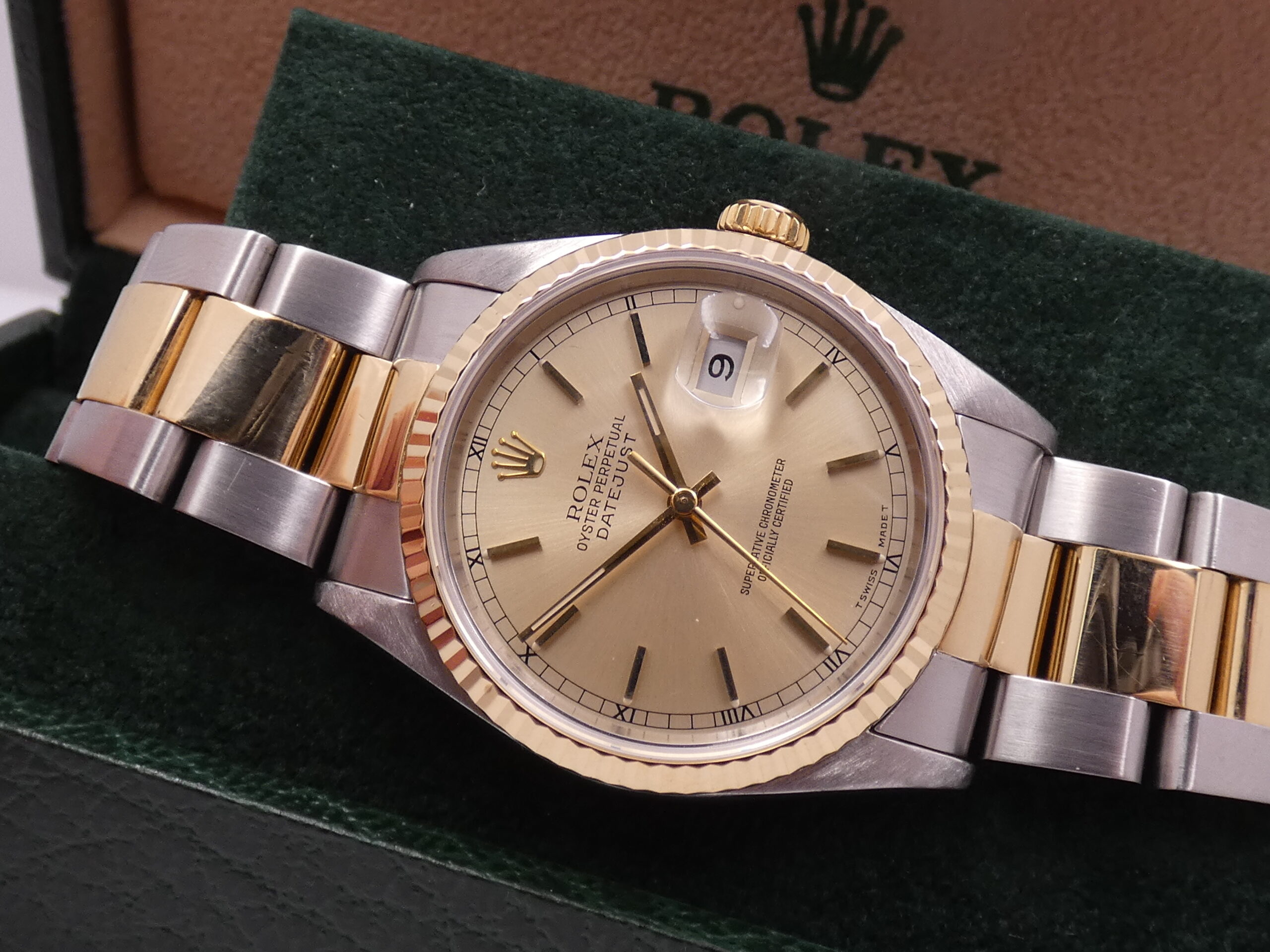 Rolex Datejust 36 16233 Acciaio & Oro 18Kt Anno 1994 Automatico Bracciale Oyster - immagine 6
