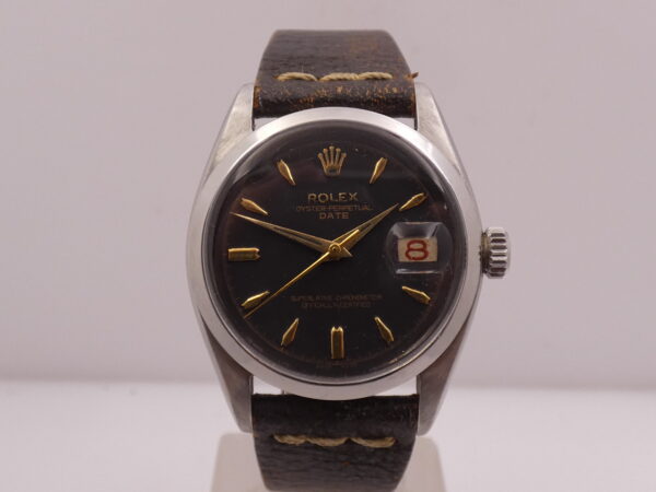 Rolex Oyster Perpetual Date 6534 GILT DIAL Roulette ANNO 1959 Automatico Acciaio Rotore a Farfalla