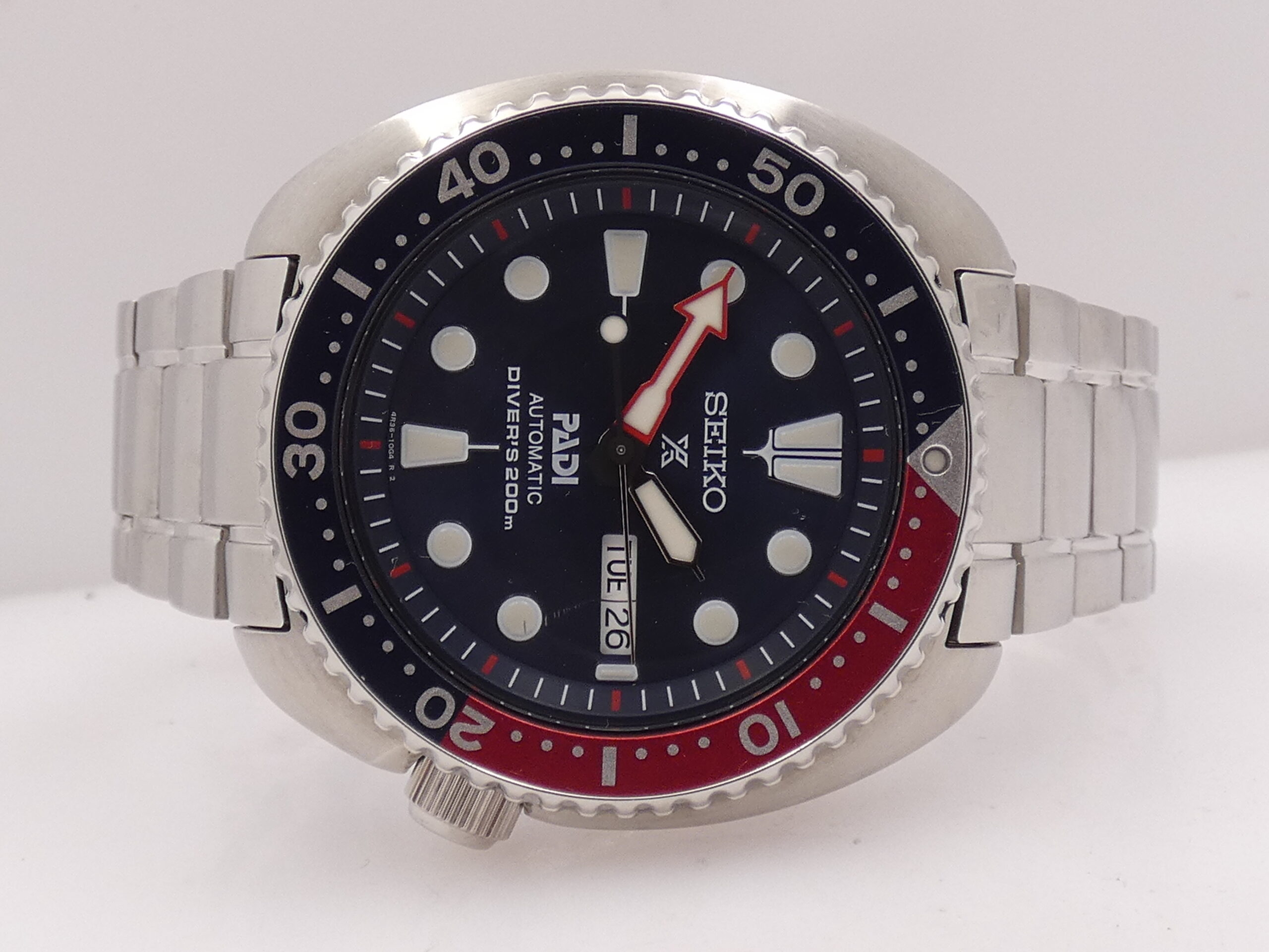 Seiko Prospex PADI Turtle Automatic Day-Date BOX&PAPERS Pepsi Bezel Anno 2024 Edizione Speciale - immagine 7