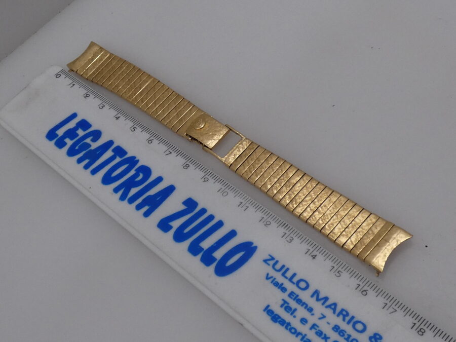 Patek Philippe Bracciale Corteccia Oro Massiccio 18Kt For Caltrava Vintage 16mm - immagine 6