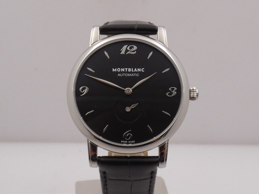 Montblanc Star Classique Petite Seconde NEW BOX&PAPERS STICKERS Automatico ANNO 2025 Acciaio Ref. 7211 MAI INDOSSATO - immagine 6