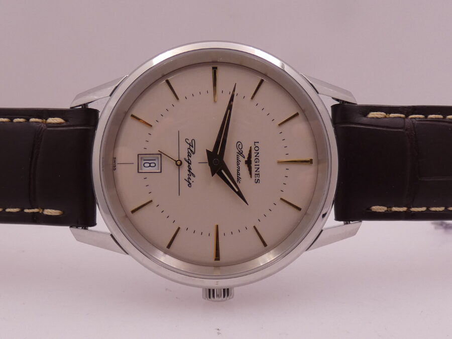 Longines Flagship Heritage L4.795.4 NEW BOX PAPERS & TAG PRICE Automatico Anno 2025 Mai Indossato - immagine 6