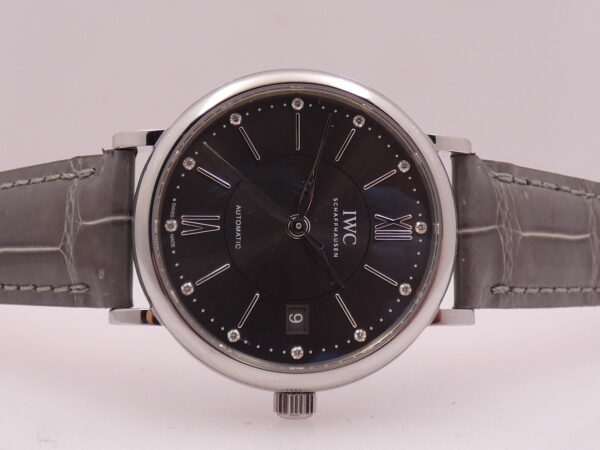 IWC Portofino Automatic LIKE NEW 37mm DIAMOND DIAL BOX&PAPERS Anno 2017 IW458102 Acciaio