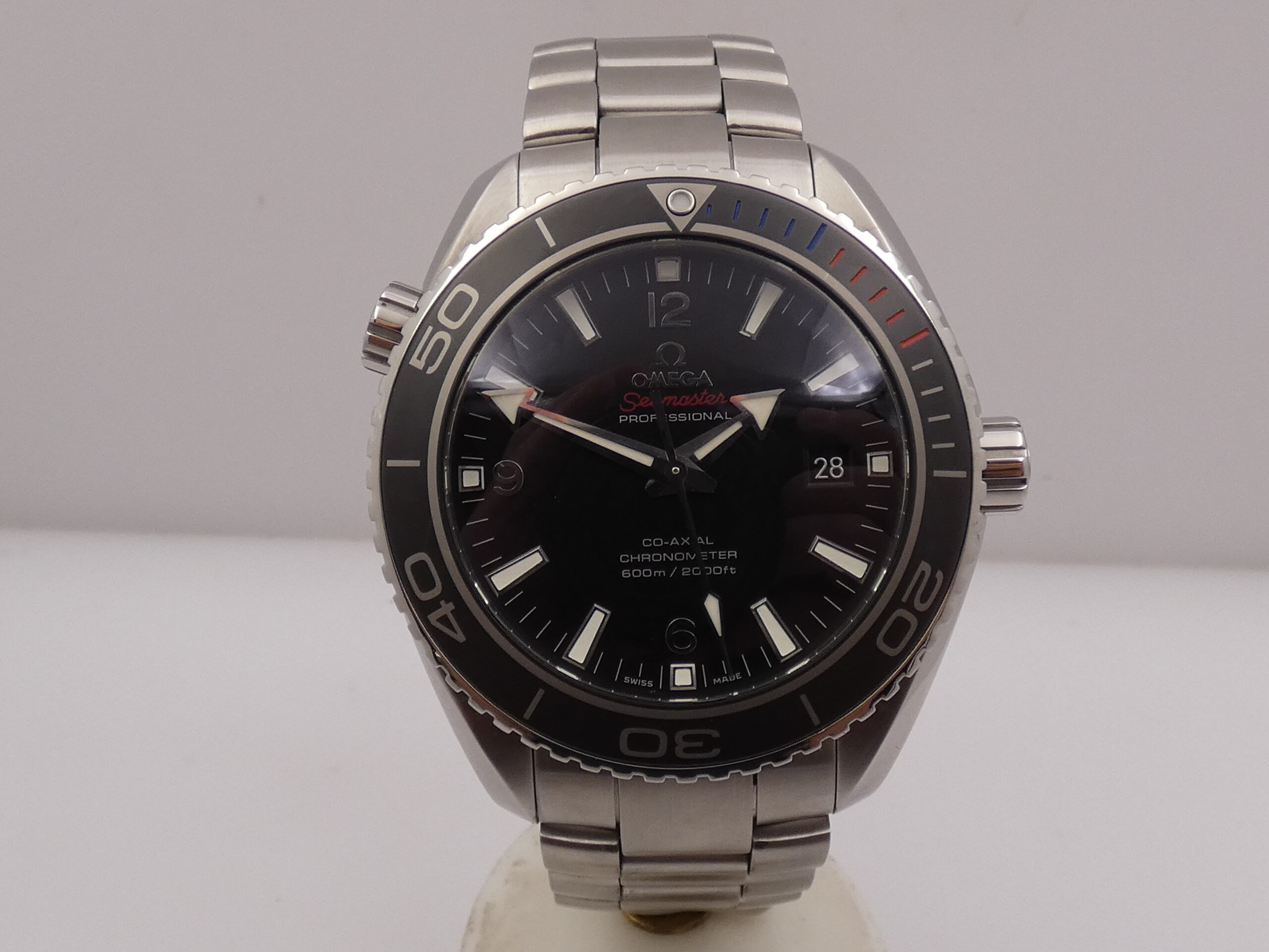 Omega Seamaster Planet Ocean "Sochi 2014" 600m With PAPERS Co-Axial Automatico Chronometer Acciaio 45,5mm EDIZIONE LIMITATA 2014 pcs - immagine 7