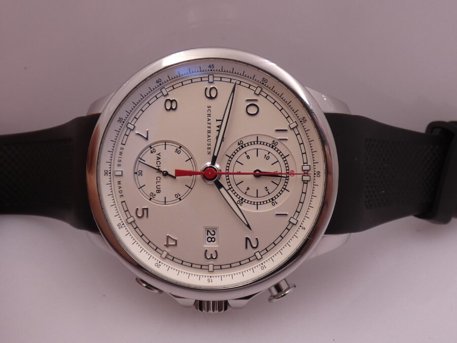 Cronografo IWC Portuguese Yacht Club 45mm IW390206 BOX&PAPERS Automatico Anno 2015 Acciaio - immagine 6