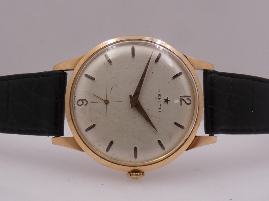 Zenith Stellina Oversize 37mm Oro Rosa 18Kt ANNO 1960 Manuale Cal. 40 - immagine 7