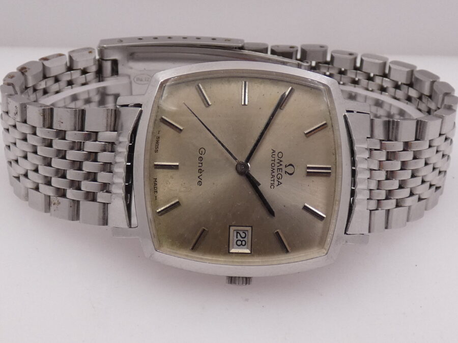 Omega Genève Automatic Date 162.0052 Anno 1973 Acciaio Calibro Omega 1020 Vintage - immagine 7