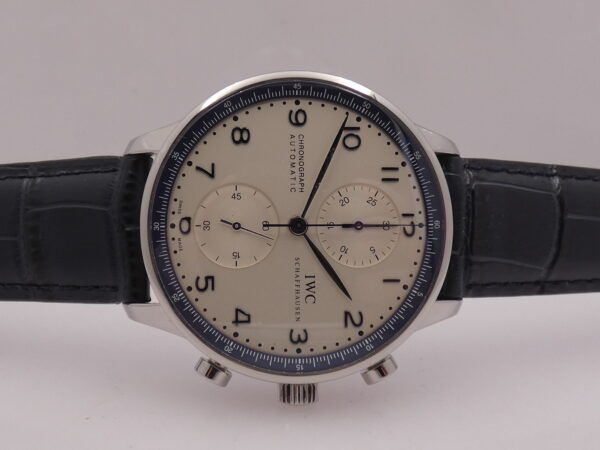 Cronografo IWC Portuguese Bucherer Blue Edition BOX&PAPERS Anno 2020 Automatico Acciaio IW371492 EDIZIONE LIMITATA 365pz