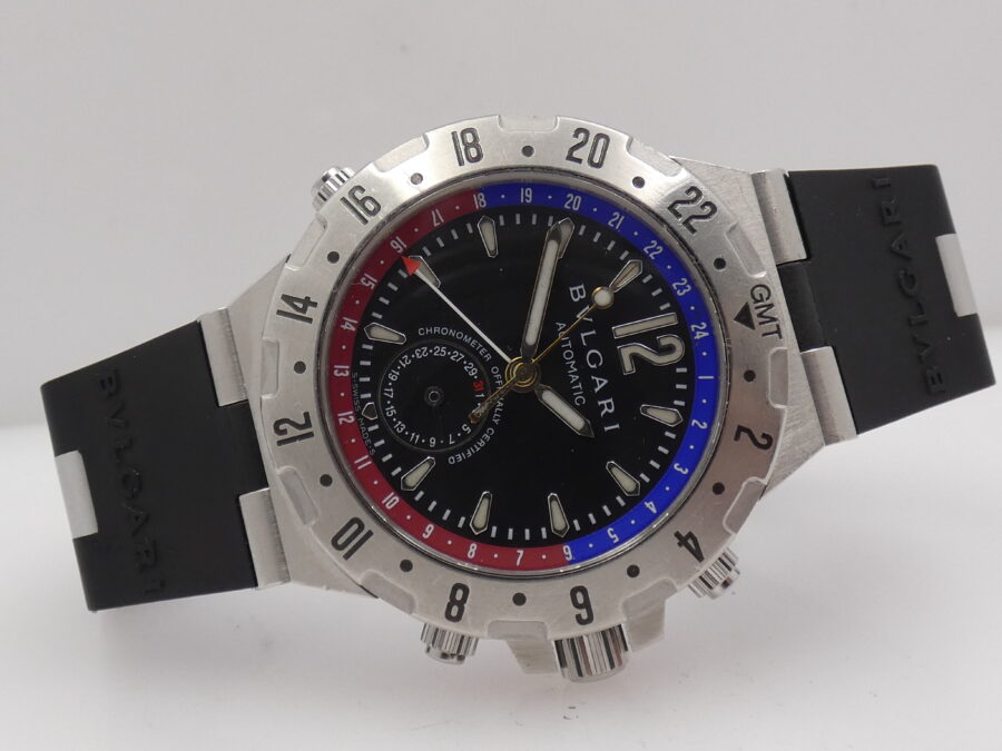 Bulgari Diagono Professional GMT-Date GMT40S 40mm Automatico Anni 2000 - immagine 7