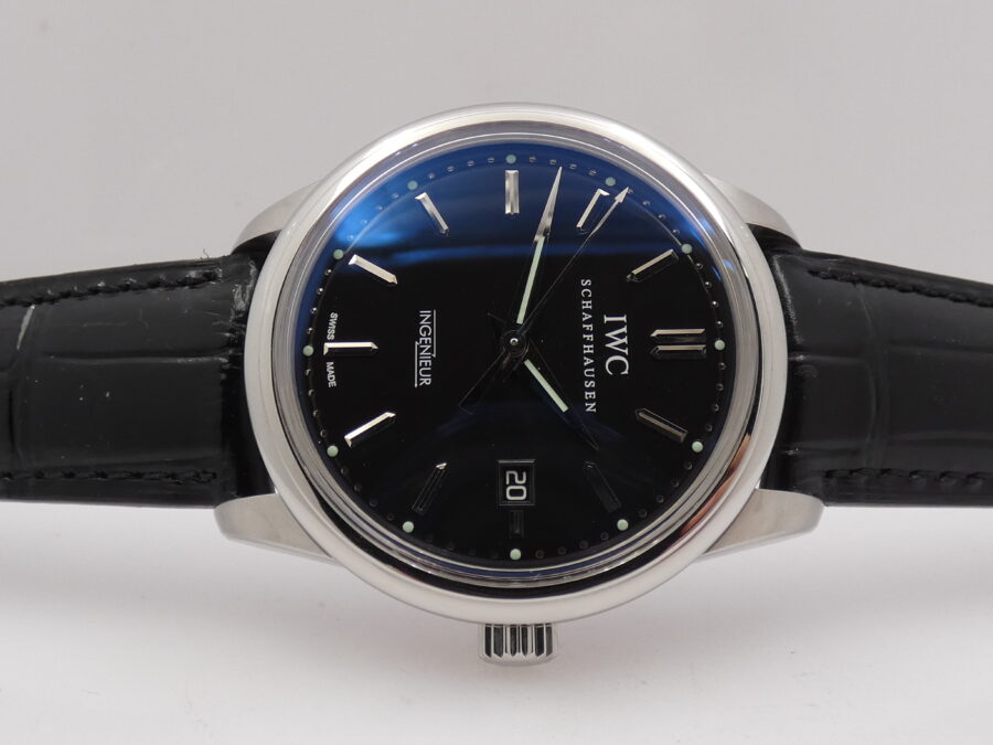 IWC Ingenieur Automatico EDIZIONE 2008 IW3233 BOX&PAPERS Black Dial Anno 2010 Acciaio - immagine 7