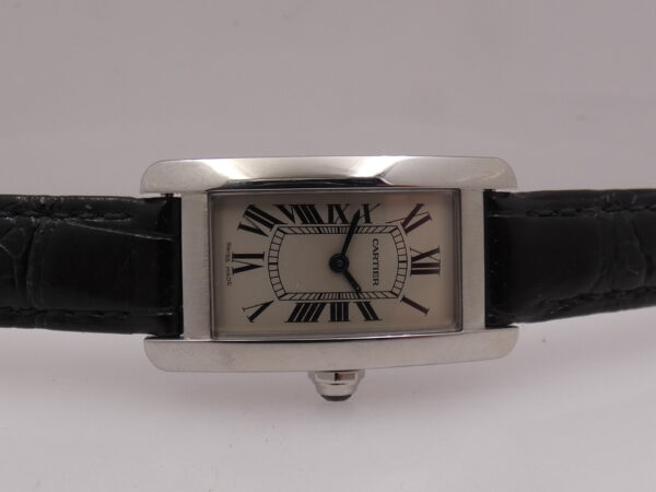 Cartier Tank Américaine 4274 WITH PAPERS Anno 2019 WSTA0016 Acciaio For Ladies