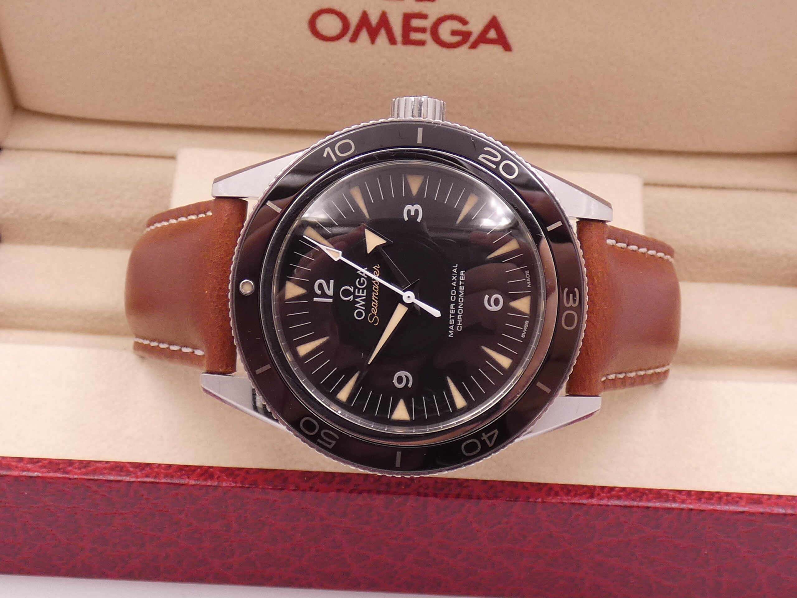 Omega Seamaster 300 Master Co-Axial Chronometer GHIERA CERAMICA Automatico Acciaio - immagine 7
