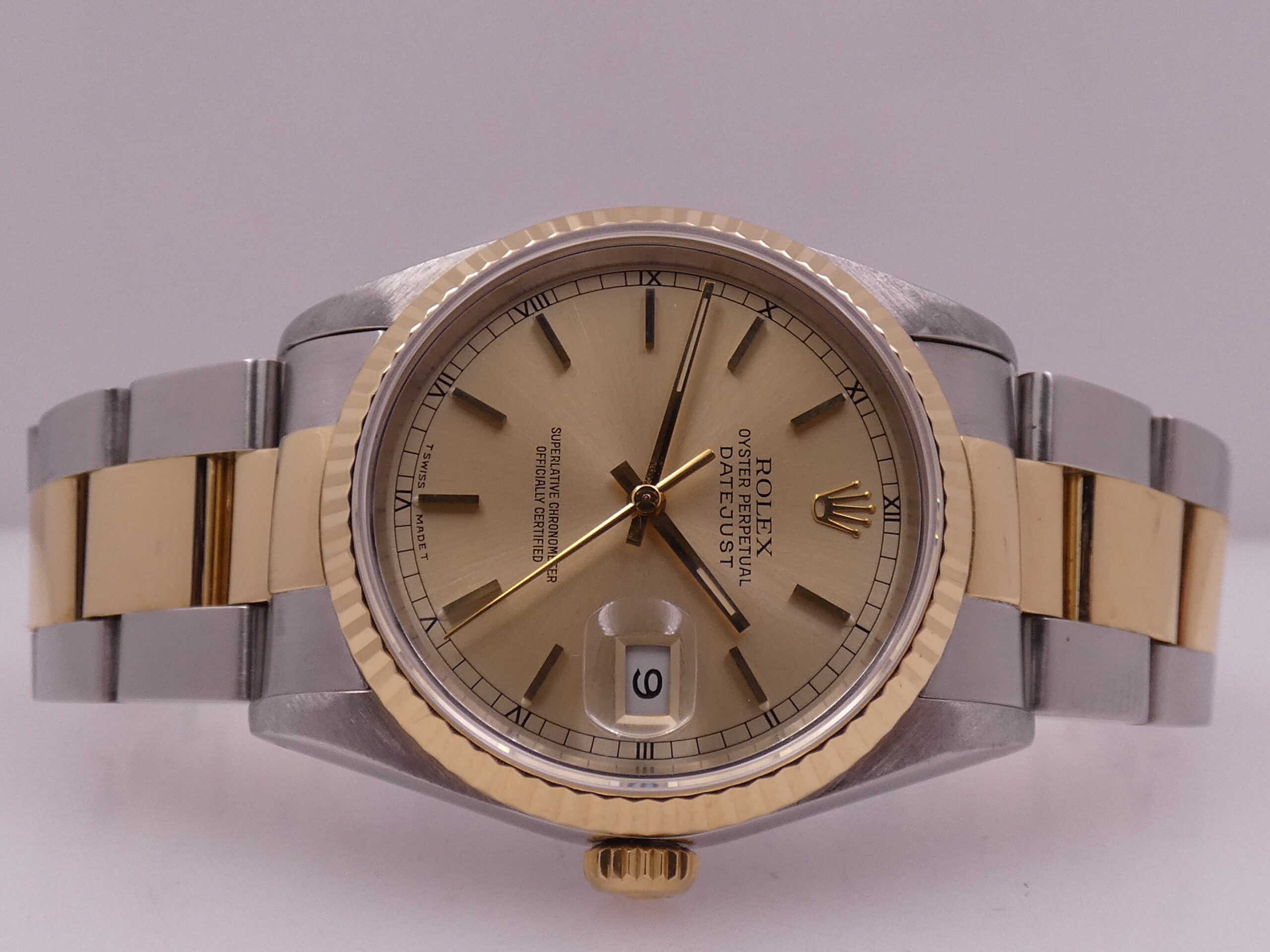 Rolex Datejust 36 16233 Acciaio & Oro 18Kt Anno 1994 Automatico Bracciale Oyster - immagine 7