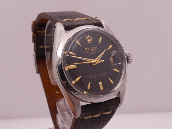Rolex Oyster Perpetual Date 6534 GILT DIAL Roulette ANNO 1959 Automatico Acciaio Rotore a Farfalla