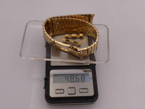 Patek Philippe Bracciale Corteccia Oro Massiccio 18Kt For Caltrava Vintage 16mm