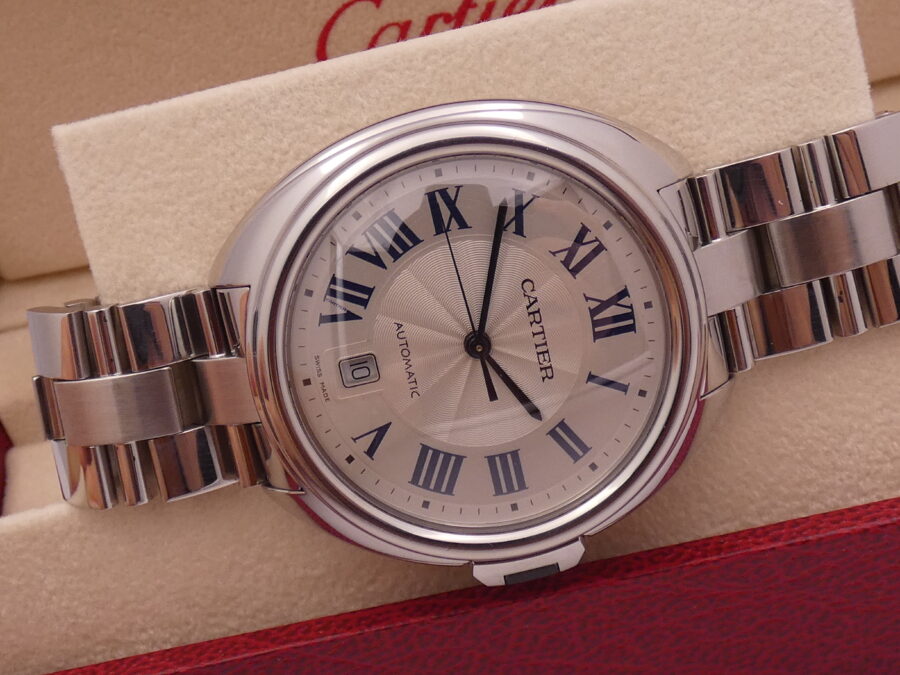 Cartier Clé de Cartier 40 mm WSCL0018 - 3850 Automatico Acciaio Braccialato - immagine 7