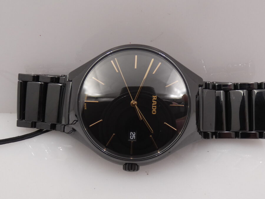 Rado True NEW BOX PAPERS & STICKERS Ceramica & Titanio Anno 2025 Mai Indossato Ref. R27238162 - immagine 8