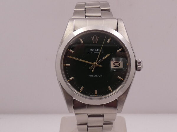 Rolex Oysterdate Precision 6694 Green Dial Anno1977 Manuale Bracciale Oyster Acciaio