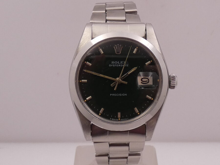 Rolex Oysterdate Precision 6694 Green Dial Anno1977 Manuale Bracciale Oyster Acciaio - immagine 7