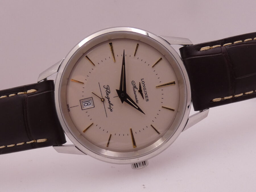 Longines Flagship Heritage L4.795.4 NEW BOX PAPERS & TAG PRICE Automatico Anno 2025 Mai Indossato - immagine 7
